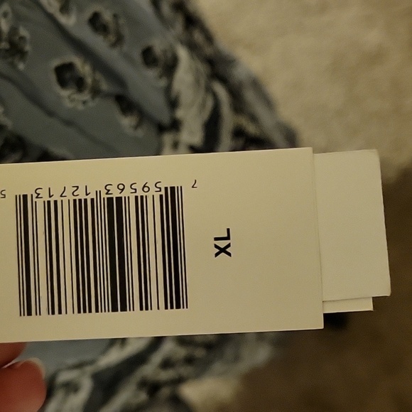 Bohemian Light Blue and Black Skirt NWT - Picture 8 of 10